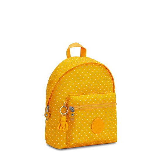 Kipling Reposa Printed Rugzak Geel | BE 1607EB